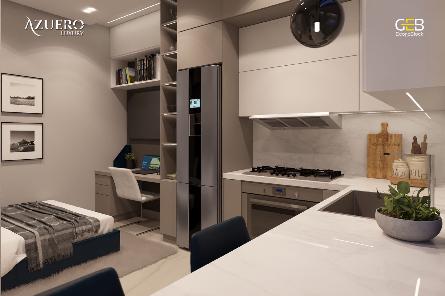 Cocina del anexo independiente del Modelo Reserve