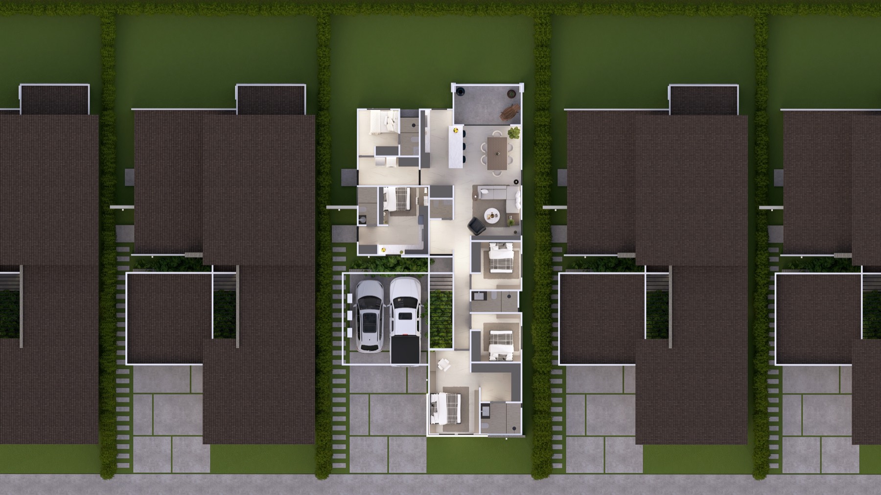 Planta arquitectónica del Modelo Reserve en Azuero Luxury