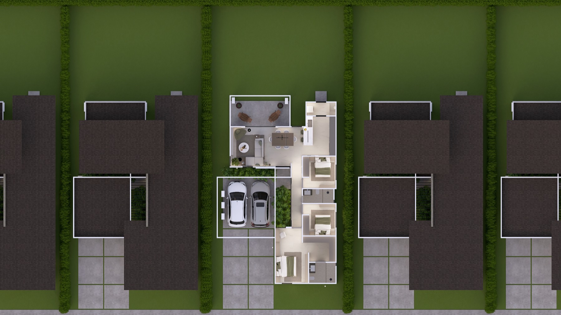 Planta arquitectónica del Modelo Signature en Azuero Luxury